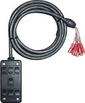 AVSARC-7-BK Black 7 switch box rocker switch 4^x2^x1^