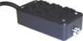 AVSARC-9-BK Black 9 switch box rocker switch 4^x2^x1^