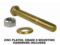 LRD 4 Link Bolt Washer & Lock Nut **9/16^ x 4-1/2^ long**