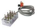 AVSARC-T9-CL Clear 9 switch box with Carling switches 4.75^x2.5^x1.5^