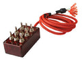 AVSARC-T9-RD Red 9 switch box with Carling switches 4.75^x2.5^x1.5^