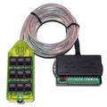 AVSARC-9-GN Green 9 switch box rocker switch 4^x2^x1^