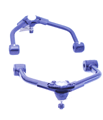 LRD 88-98 FULLSIZE CHEVY UPPER CONTROL ARMS w/BALL JOINTS & BUSHINGS ** Raw Metal Finish **
