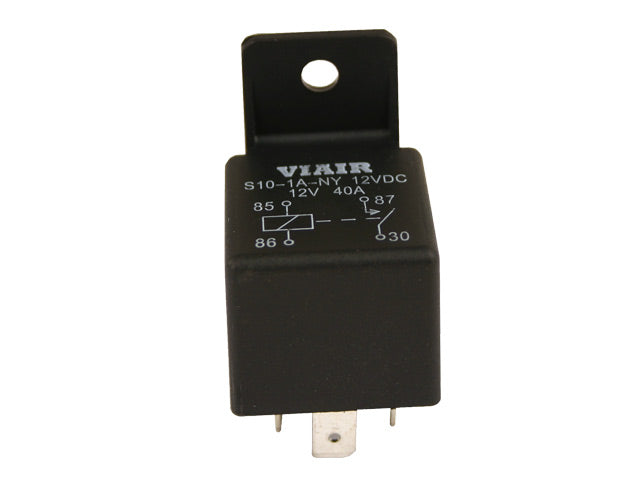 VIA93940 12V-40 Amp Relay w/. Mounting Tab 4 prong