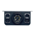 FST2145 Dual Control Panel for use with airtank. Black Gauge