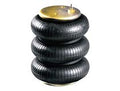 CONTI Triple Bellow 1/2^ Port 2-Ply 4.4 - 18.1 12.8 DIA TRIP BELLOW Single 3/4^ NPT Port Crimped Cap 2380Z14
