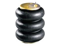CONTI Triple Bellow 1/2^ Port 2-Ply 4.4 - 18.1 12.8 DIA TRIP BELLOW Single 3/4^ NPT Port Crimped Cap 2380Z14