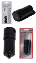 AVSCOMWAT-BK-14 1/4^ Black Aluminum Water Trap
