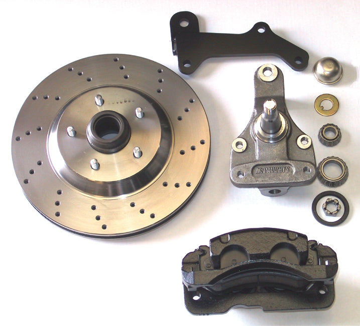 MCG63236 13^ Big Brake Kit 67-69 Camaro/Firebird64-72 A-Body68-74 Nova 13^ Front Disc Kit w/ 2^spindles **cross drilled**