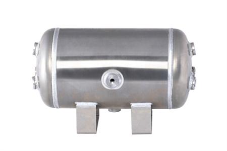 Air-Zenith 3 Gallon Alum air tank 8 ports (4) 1/2^ ports (4) 1/4^ ports 16^L x 8^D 300psi AZ3GA