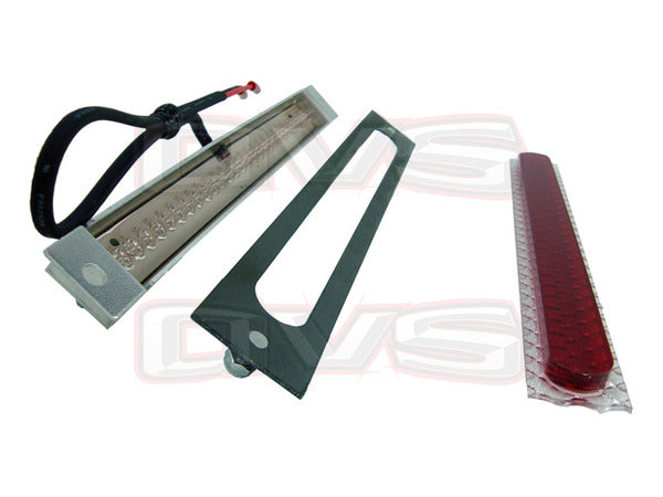 AVSLED7-RR 7.5^ Red LED Tail Light Kit Includes: 3 Wire Modules 2 Red LED Lights 2 Red Lenses 1 Steel Template