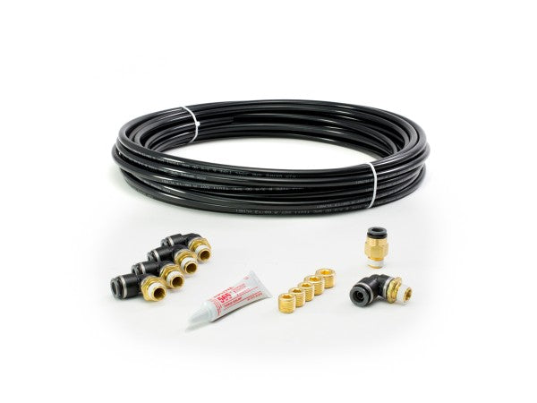 LRD AA-FK38-14NPT 3/8^ DOT/PTC fitting kit w/ 50ft airline & 1/4^ NPT for Air Springs