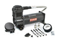 VIA444C Viair 444C ^Stealth Black^ Compressor 100% Duty @ 100psi 55% Duty @ 200psi 1/4^ Leader Hose *New Style Head Design
