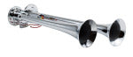 LRD102 Chrome Plated Copper Dual Truck Horn Included 1/8 NPT To 1/4 Fitting