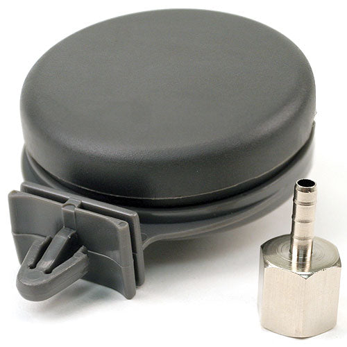 VIA92625 Viair Remote Intake Air Filter Assembly Plastic Housing (3/8^ x 1/2^ Tube Fitting NPT)