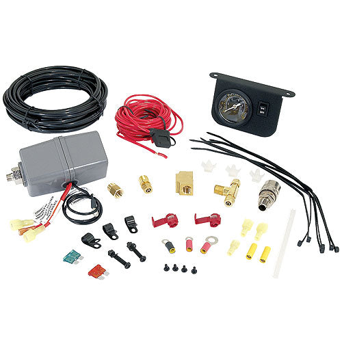 VIA20055 Viair Onboard Air Hookup Kit (30 Amp 90 PSI/120 PSI) (includes gauge panel airline pressure switch and fittings) (For 12V System Only)