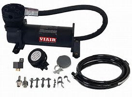 VIA480C Viair 480C ^Stealth Black^ Compressor 100% Duty Cycle @ 100psi 55% Duty Cyle @ 200psi 3/8^ Black Leader Hose