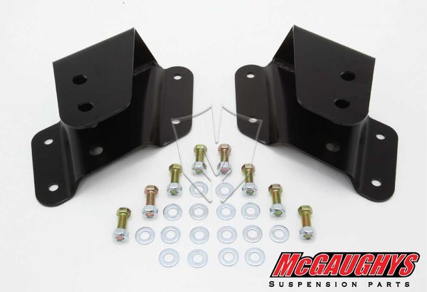 MCG33035 Front Leaf Spring Hangers for 1999-2006 GM Truck 1500 (2WD/4WD) 3^-4^ drop (when adding shackles)