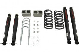 BEL436ND 83-97 Mitsubishi Mighty Max 2.5^F/3^R drop W/ Nitro Drop II Shocks