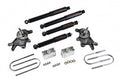 BEL439ND 98-00 Nissan Frontier (all except: crew cab) 2^F/3^R drop W/ Nitro Drop II Shocks