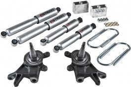 BEL440SP 84-97 Nissan Pickup & Hardbody 2^ F/3^ R drop W/ Street Performance Shocks