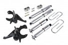 BEL613SP 82-04 Chevrolet S10/S15 Pickup 4&6 cyl. (Ext Cab) 2^F/2^R drop W/ Street Performance Shocks