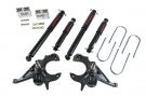 BEL614ND 82-04 Chevrolet S10/S15 Pickup 4&6 cyl. (Std Cab) 83-97 Chevrolet Blazer/Jimmy 4&6 cyl. 2^F/3^R drop W/ Nitro Drop II Shocks