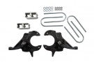 BEL617 82-04 Chevrolet S10/S15 Pickup 4&6 cyl. (Ext Cab) 2^F/3^R drop W/O Shocks
