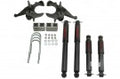 BEL617ND 82-04 Chevrolet S10/S15 Pickup 4&6 cyl. (Ext Cab) 2^F/3^R drop W/ Nitro Drop II Shocks