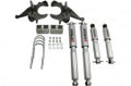 BEL617SP 82-04 Chevrolet S10/S15 Pickup 4&6 cyl. (Ext Cab) 2^F/3^R drop W/ Street Performance Shocks