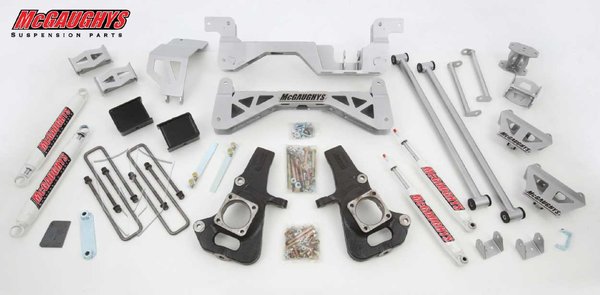 MCG52001 7^ Premium Lift Kit for 2002-2010 GM 3500 (2WD Diesel) (Silver Powdercoated)