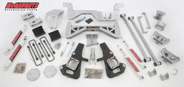 MCG52051 7^ Premium Lift Kit for 2002-2010 GM 3500 (4WD Diesel) (Silver Powdercoated)