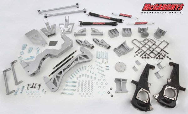 MCG52353 7^ Premium Lift Kit for 2011-2016 GM 2500 (4WD Gas Motor) (Silver Powdercoated)