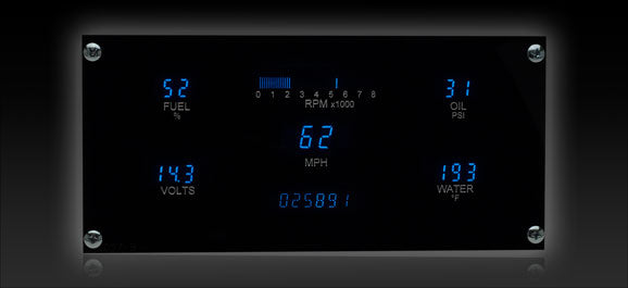 DAKVFD3-1007 Five Gauge Digital Instrument system for 3x7 opening