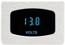 DAKODY-05-1 Voltmeter Odyssey Series Choice of either Teal or Blue display. Choice of either Satin or Chrome bezel