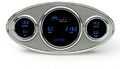 DAKRET-2001-S VFD Retrotech Digital Gauge System 3 Hole Pattern w/ NO Wing