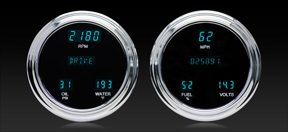 DAKVFD3-1004 Universal Dual 4.75^ Round Digital Instrument