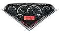 DAKVHX-55C-PU-K-R 1955-59 Chevy Pickup VHX System Black Style Face Red Display