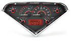 DAKVHX-55C-PU-C-R 1955-59 Chevy Pickup VHX System Carbon Fiber Style Face Red Display