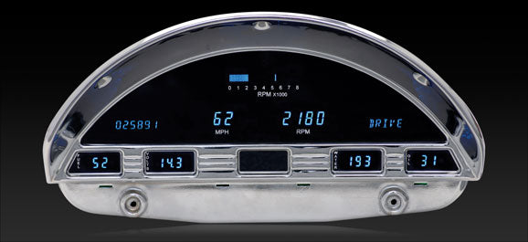 DAKVFD3-56F-PU-O 1956 Ford Truck Original Bezel Instrument System