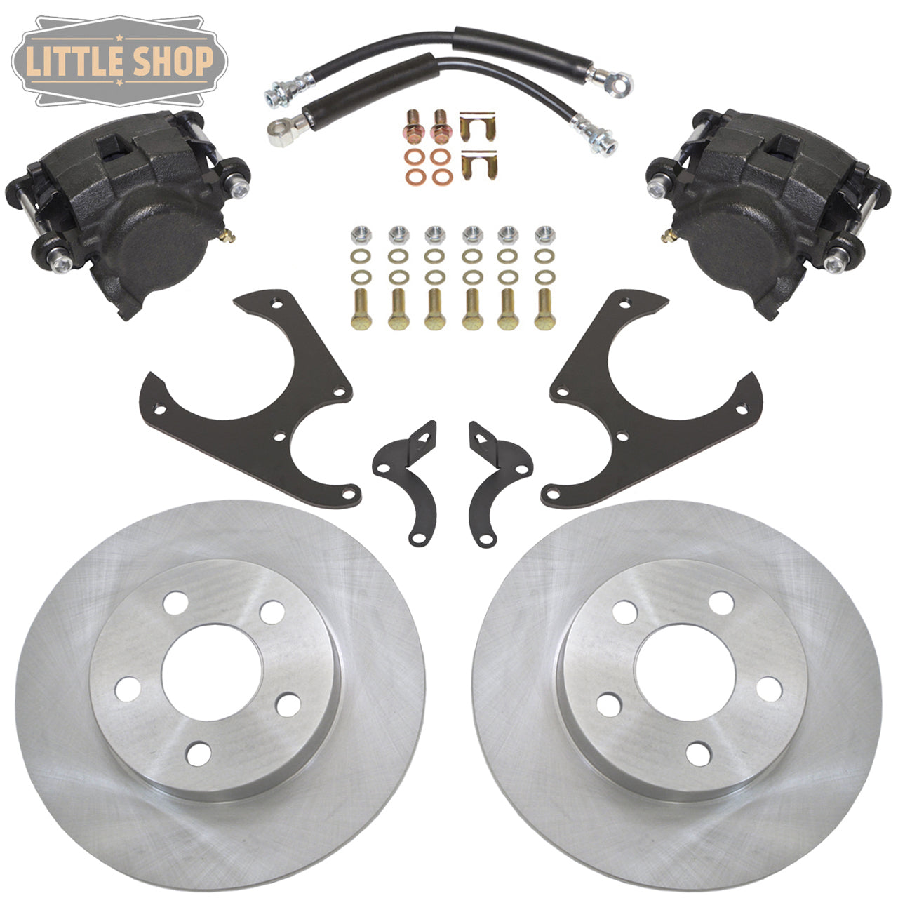 LSMFG 82-91 Chevy S10 Rear Disc Brake Conversion Kit (Without E-Brake)