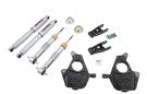 BEL639SP 07-13 Chevrolet Silverado/Sierra (All Cabs 2WD/4WD) 2^F/2^or 3^R drop W/ Street Performance Shocks