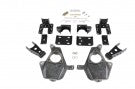 BEL641 07-13 Chevrolet Silverado/Sierra (All Cabs 2WD/4WD) 2^F/4^R drop W/O Shocks