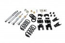 BEL642SP 07-13 Chevrolet Silverado/Sierra (Std Cab) 1^or 2^ F/4^R drop W/ Street Performance Shocks