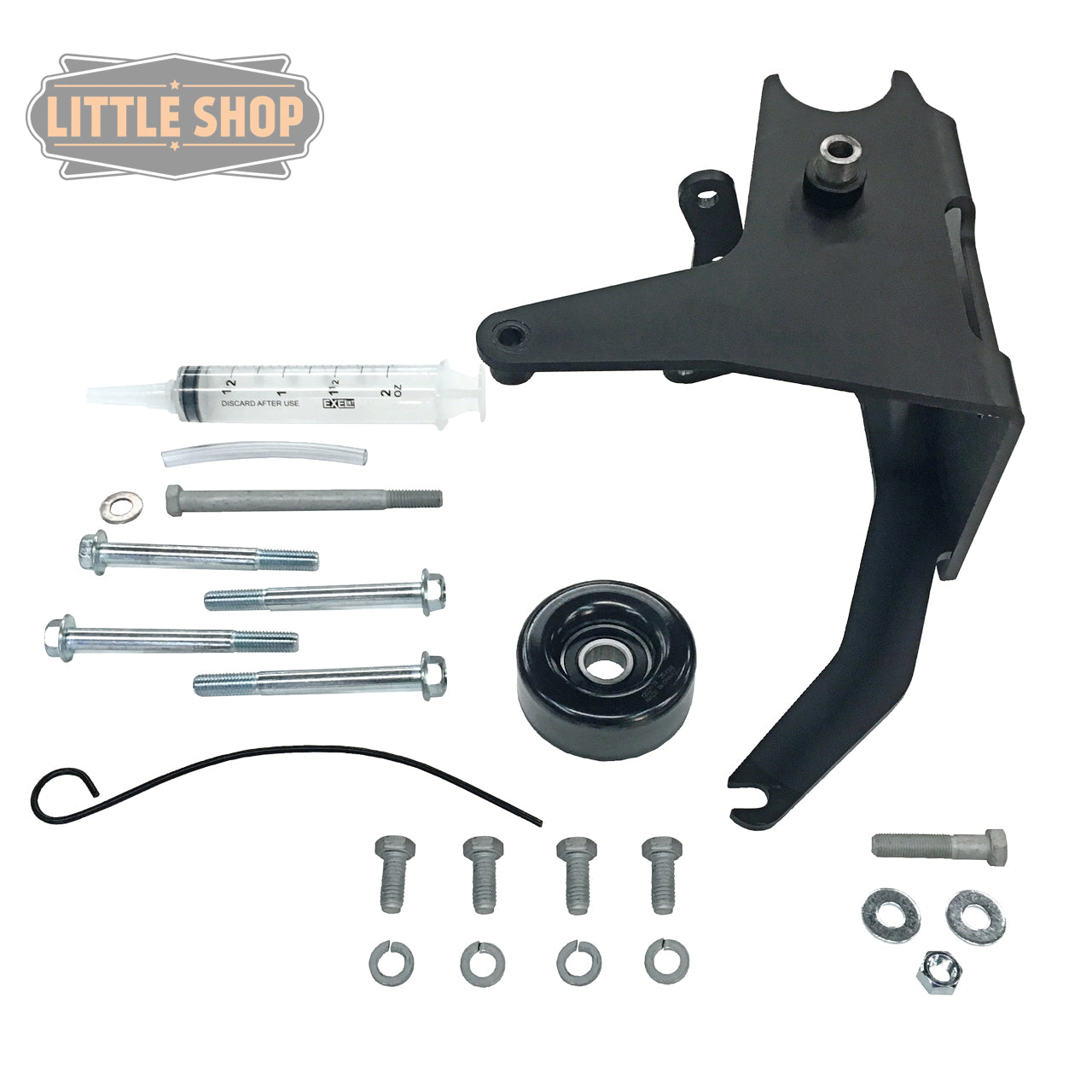 LSMFG-Vortec-JYD 96-07 GM 4.3 5.0 5.7 Vortec Engine Driven Compressor Junkyard Dog Kit (Bracket Hardware and pulley only)