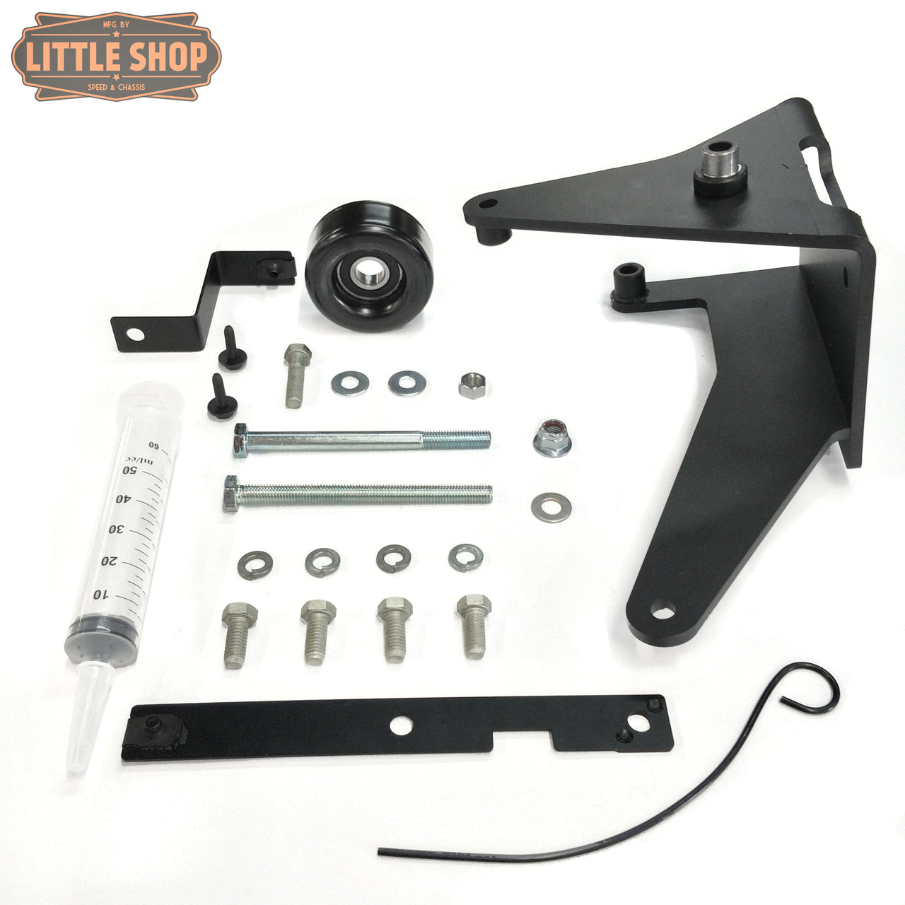 LSMFG-LS-JYD 99-13 GM 4.8 5.3 6.0 6.2 LS Engine Driven Compressor Junkyard Dog Kit (Bracket Hardware and pulley only)