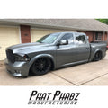 PHA 1004 Phat Phabz 09- 16 Dodge Ram Front Kit Features a 1^ Narrowed Tack Width Moog Ball Joints Monroe shocks W/ Steering Kit made up of 3/4^ Chromoly Heims **will lat up to a 33^ tire** **Spindles will need to be sent to Phat Phabz for machine work**