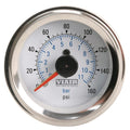 VIA90083 Viair 160psi DUAL needle 2^ gauge WHITE face Illuminated