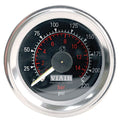 VIA90080 Viair 220psi DUAL needle 2^ gauge BLACK face Illuminated