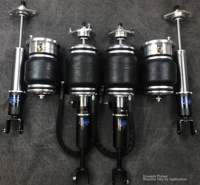 UVAIR11-S-Dodge-Magnum-0610 Universal Air 05-08 Dodge MAgnum RWD Solution Series Air Struts (2) Aero (2) AH1